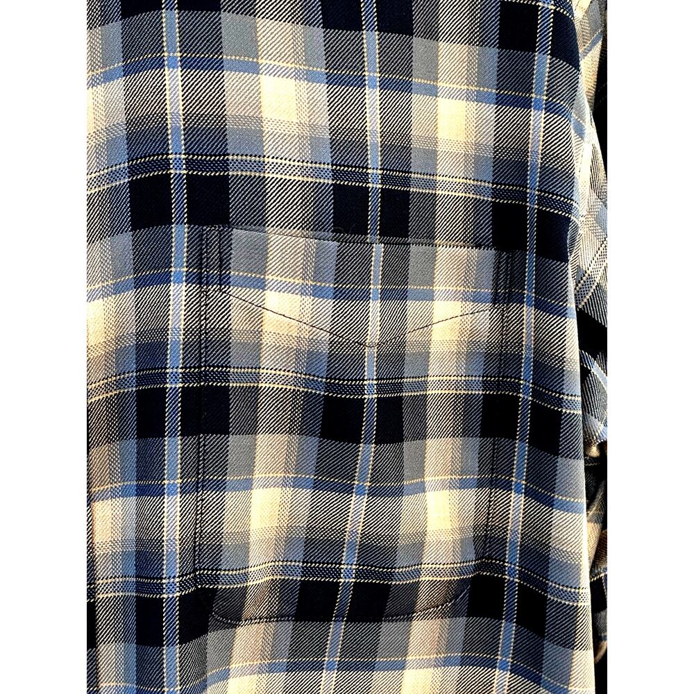 Sir Pendleton 100% Worsted Wool Button Down Long … - image 3